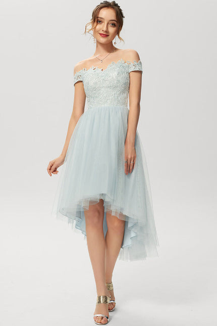 Robe De Demoiselle D'Honneur Bleu Pastel - gallery 1