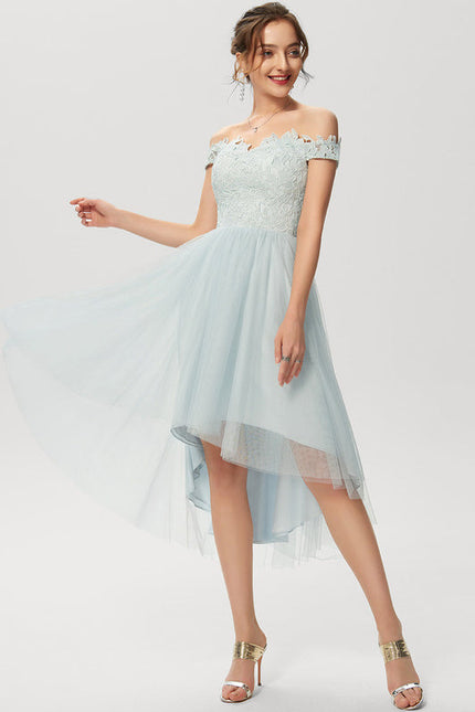 Robe De Demoiselle D'Honneur Bleu Pastel - gallery 2