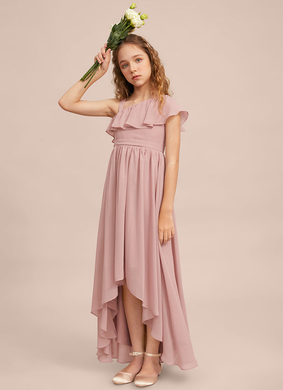 Robe Pastel Demoiselle D'Honneur Rose Pâle - gallery 2