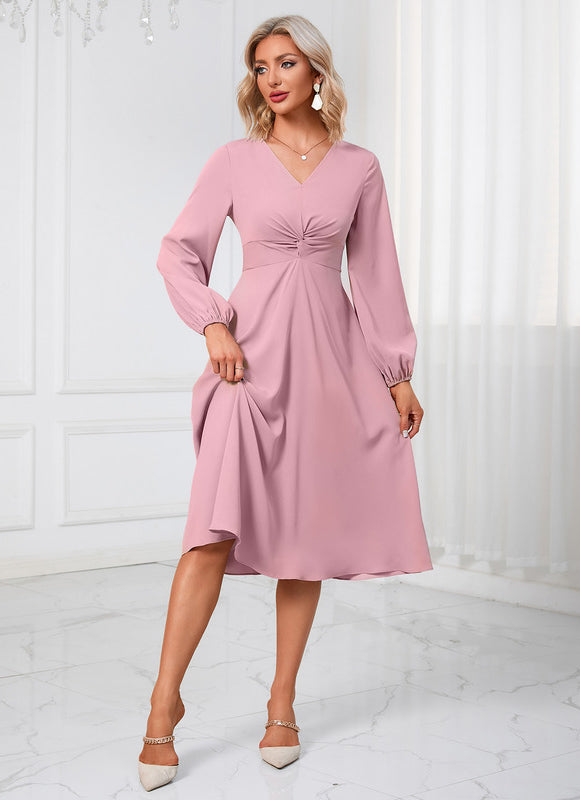 Robe Dentelle Rose Pastel - gallery 1