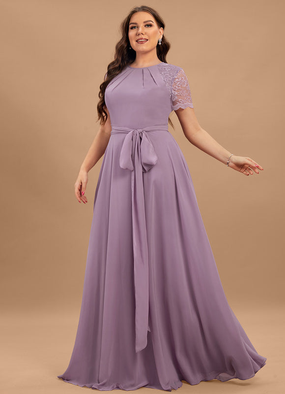 Robe Pastel Rose Demoiselle D'Honneur Élégante - gallery 5