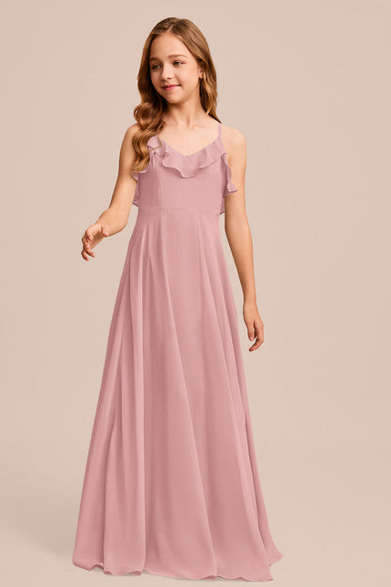 Robe Pastel Verte Col V Longueur Maxi
