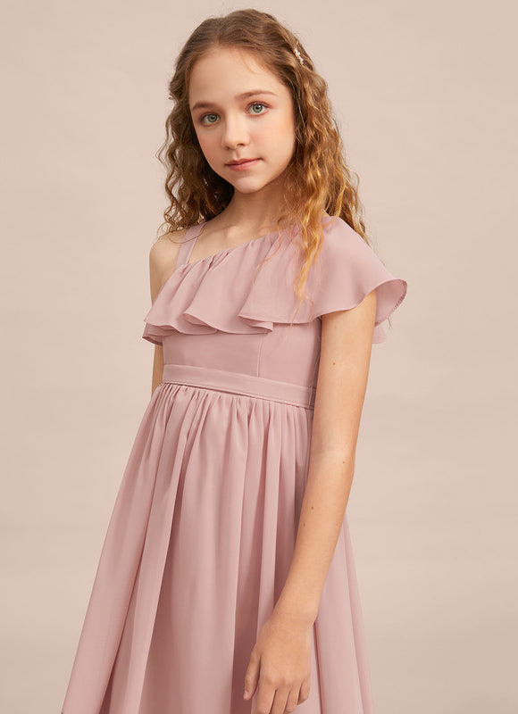 Robe Pastel Demoiselle D'Honneur Rose Pâle - gallery 3