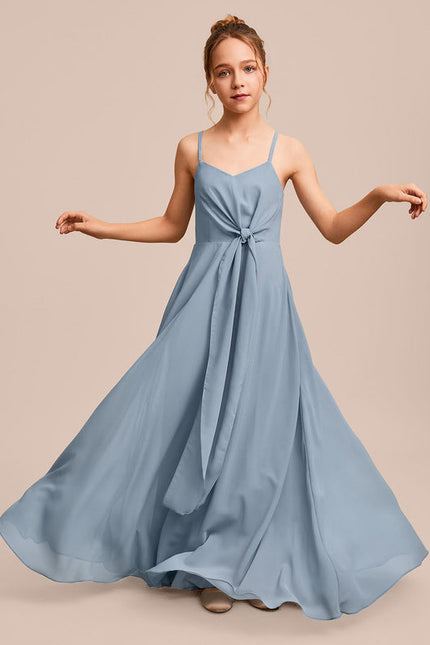 Robe Pastel Verte Col V Longueur Maxi - gallery 3