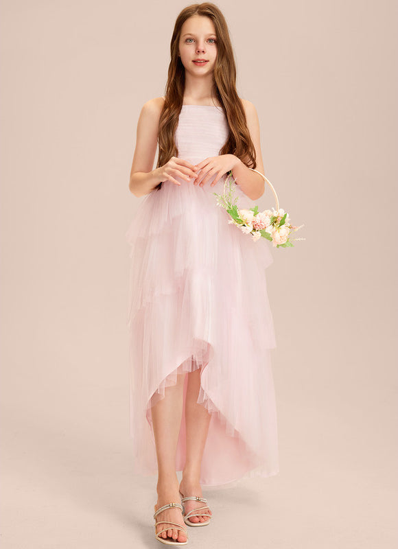 Robe Pastel Dégradé Rose Pour Demoiselle D'Honneur - gallery 2