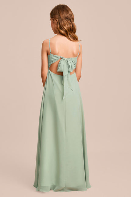 Robe Demoiselle D'Honneur Vert Pastel - gallery 4