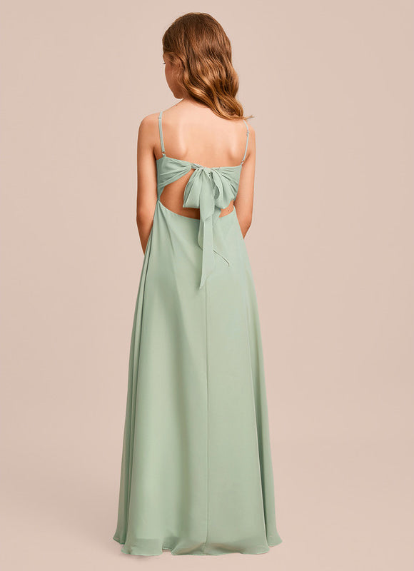 Robe Demoiselle D'Honneur Vert Pastel - gallery 4