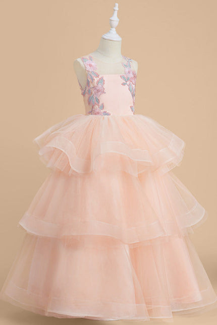 Robe Pastel Rose Princesse Tulle Mariage - gallery 3