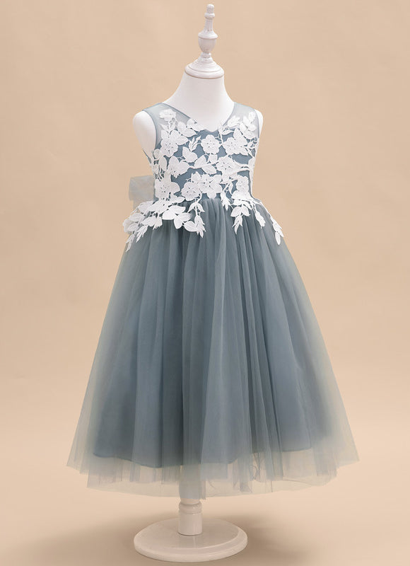 Robe Pastel Demoiselle D'Honneur Bleu Canard - gallery 1