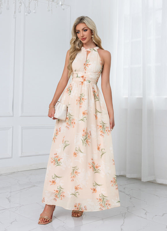 Robe Pastel Floral Lilas Longueur Maxi - gallery 6