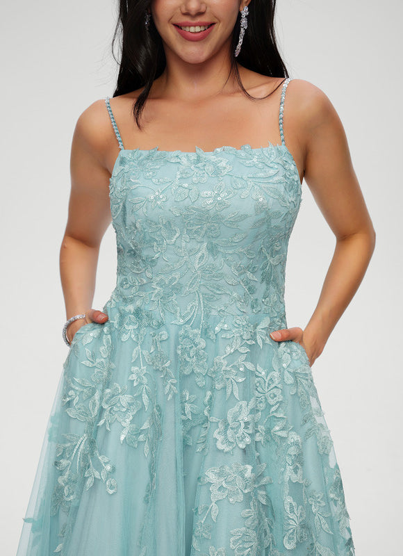 Robe Pastel Vert D'Eau Princesses Tulle - gallery 4
