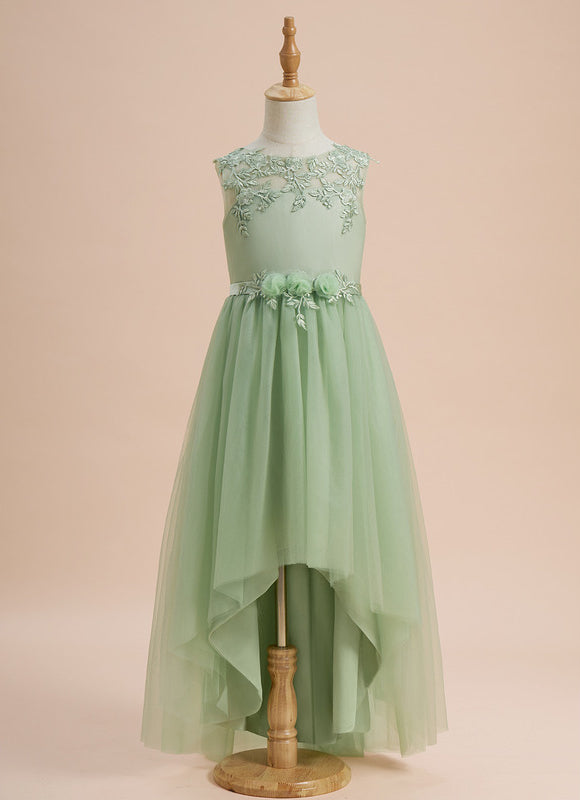 Robe Longue Vert Pastel - gallery 1