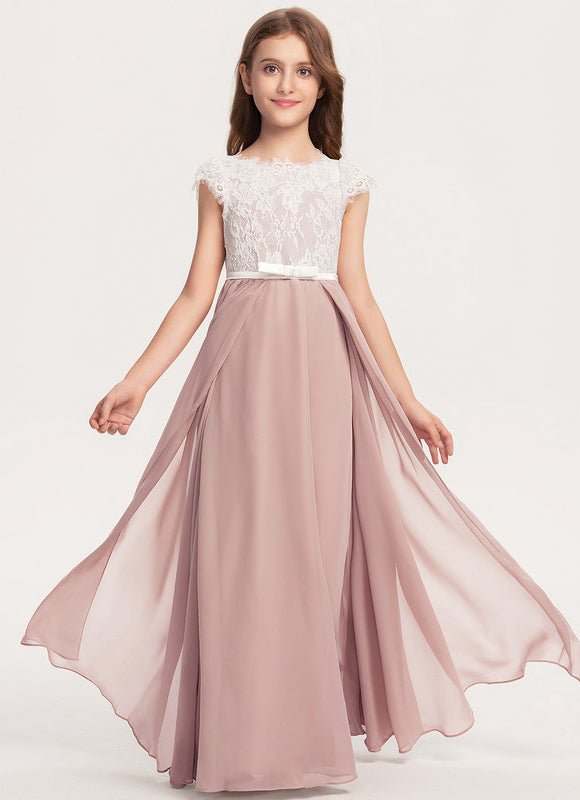 Robe Pastel Rose Demoiselle D'Honneur Élégante - gallery 1