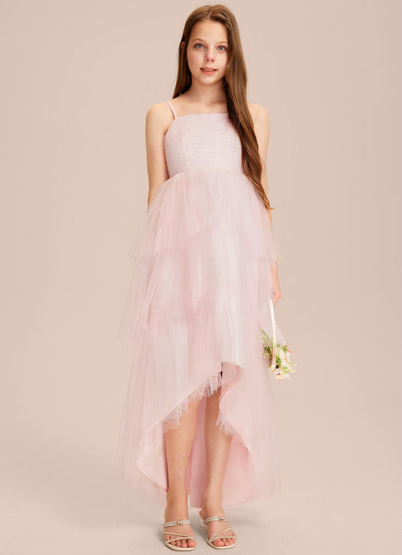 Robe Pastel Dégradé Rose Pour Demoiselle D'Honneur - gallery 7