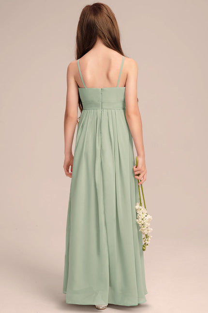 Robe Pastel Rose Demoiselle D'Honneur Volants - gallery 5