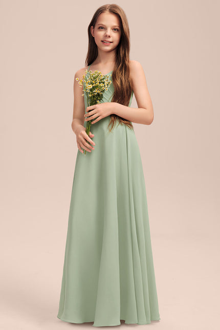 Robe Pastel Jaune Col V Longue
