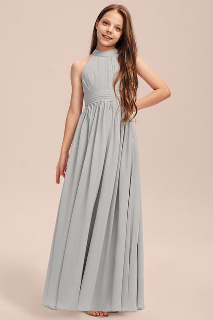 Robe Pastel Rose Demoiselle D'Honneur Trapèze