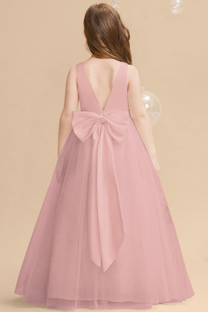 Robe Pastel Demoiselle D'Honneur Rose - gallery 1