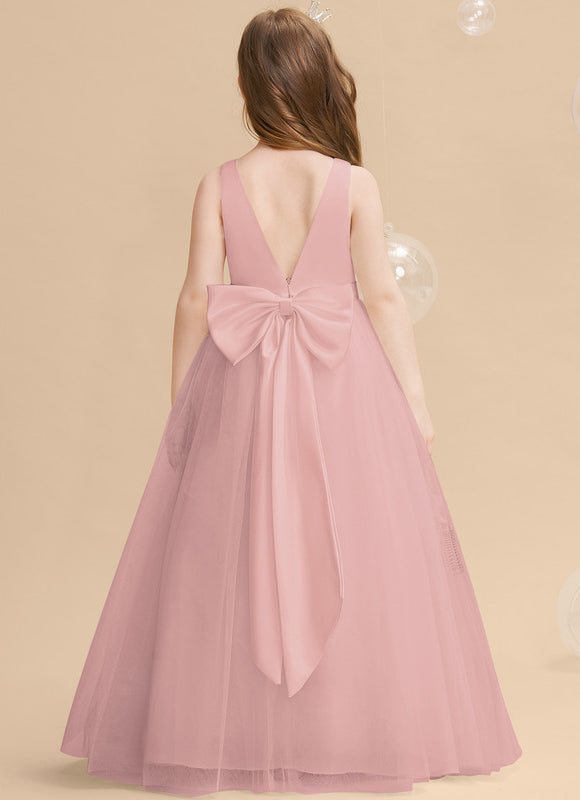 Robe Pastel Demoiselle D'Honneur Rose - gallery 1