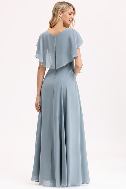 Robe Pastel Rose Demoiselle D'Honneur Élégante - gallery 1