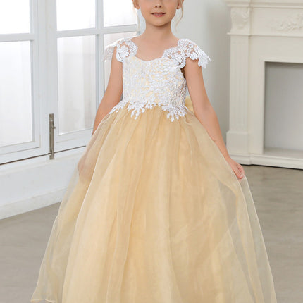 Robe Mariage Orange Pastel