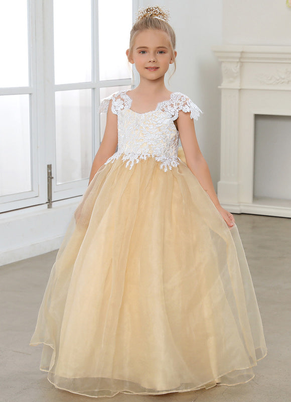 Robe Mariage Orange Pastel