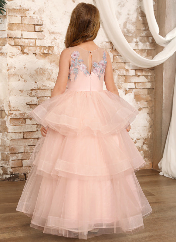 Robe Pastel Rose Princesse Tulle Mariage - gallery 4