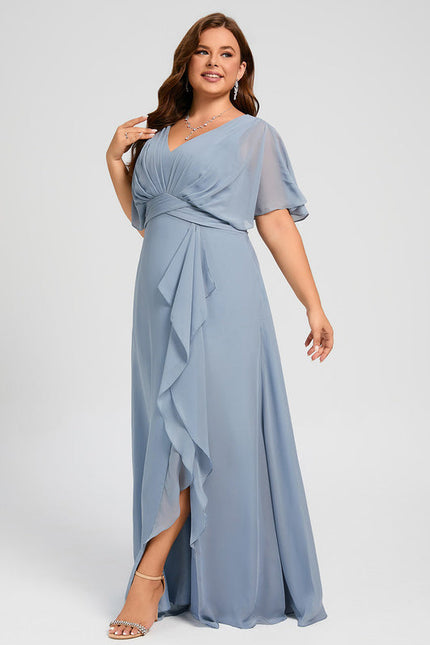 Robe Pastel Rose Demoiselle D'Honneur Élégante - gallery 8
