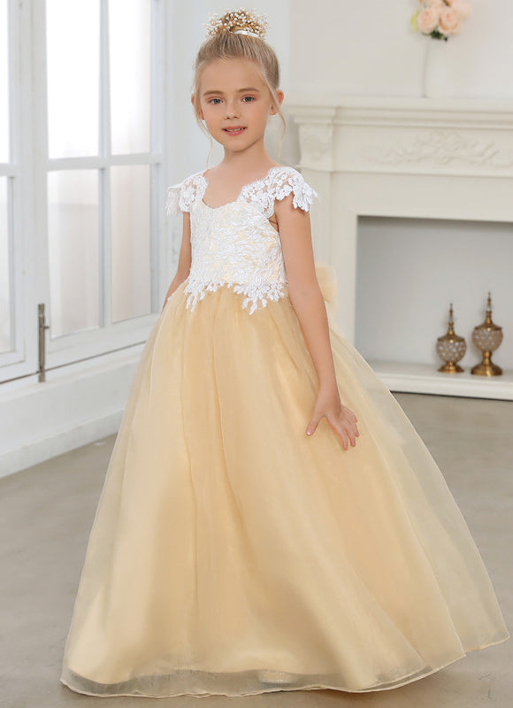 Robe Mariage Orange Pastel - gallery 2