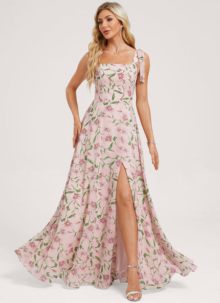 Robe Pastel Décolleté Carré Vert Mint