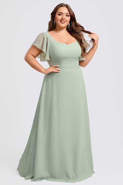 Robe Pastel Rose Demoiselle D'Honneur Élégante - gallery 8