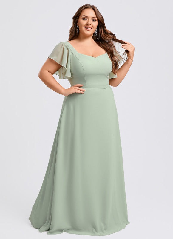 Robe Pastel Rose Demoiselle D'Honneur Élégante - gallery 8