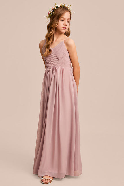 Robe Pastel Verte Col V Longueur Maxi - gallery 2
