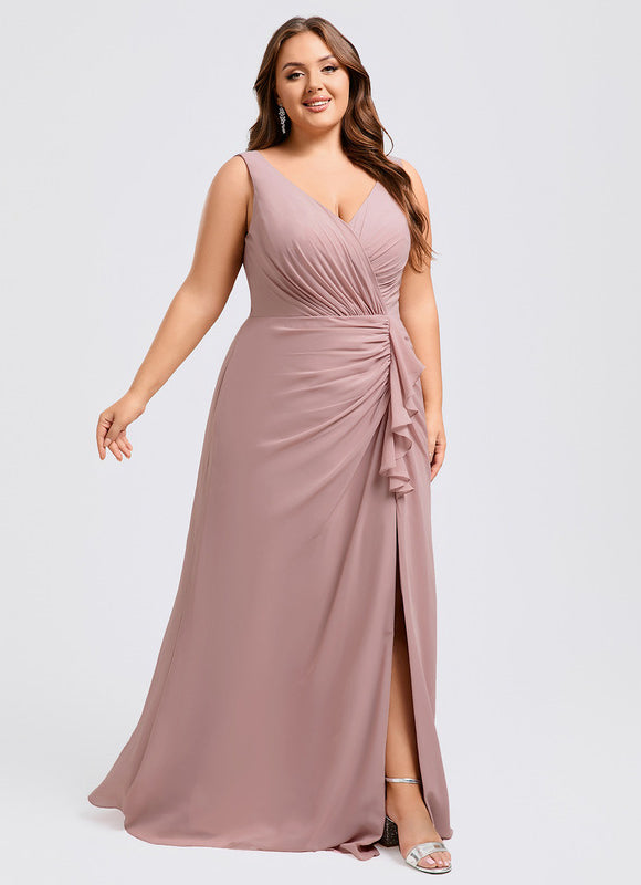 Robe Pastel Demoiselle D'Honneur Bleu Clair - gallery 8