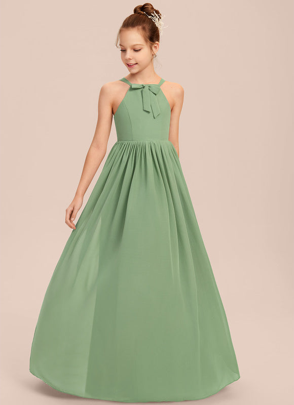 Robe Demoiselle D'Honneur Vert Pastel - gallery 5