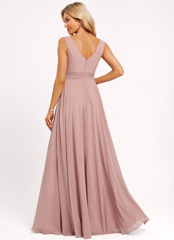 Robe Pastel Demoiselle D'Honneur Bleu Clair - gallery 5