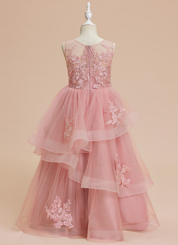 Robe Pastel Rose Princesse Tulle Mariage - gallery 4