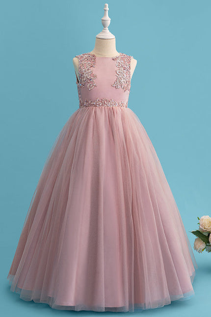 Robe Pastel Rose Demoiselle D'Honneur Élégante - gallery 5