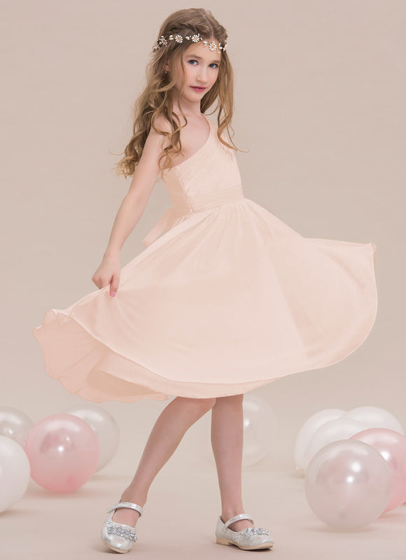 Robe Pastel Décolleté Asymétrique Bleu