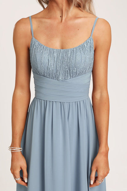Robe Pastel Rose Demoiselle D'Honneur Élégante - gallery 2