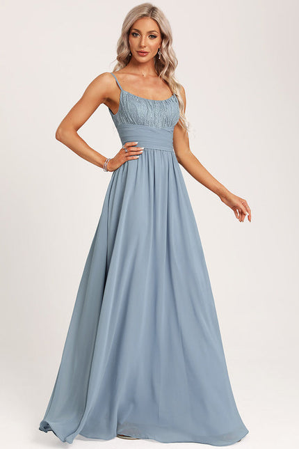 Robe Pastel Rose Demoiselle D'Honneur Élégante - gallery 3