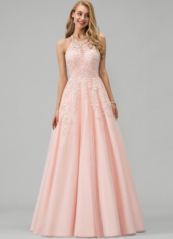 Robe Pastel Demoiselle D'Honneur Rose Pâle - gallery 4