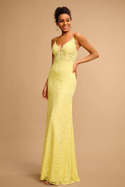 Robe Bustier Jaune Pastel - gallery 3