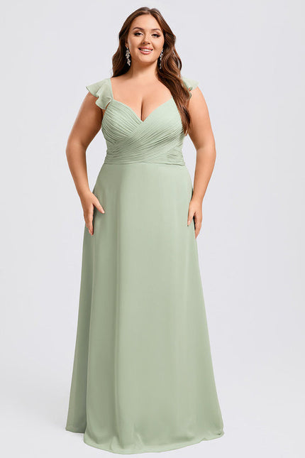 Robe Pastel Rose Demoiselle D'Honneur Élégante - gallery 6