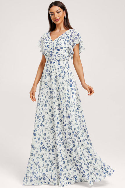 Robe Pastel Rose Demoiselle D'Honneur Élégante - gallery 2
