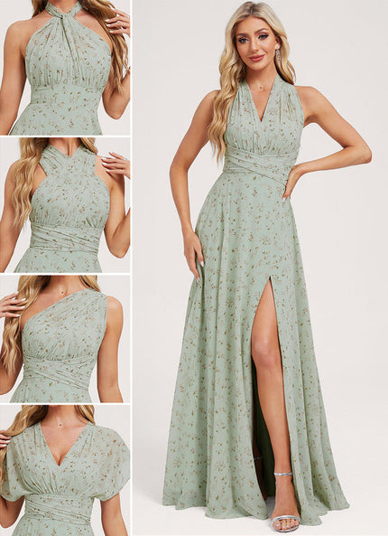 Robe Pastel Rose Trapèze Décolleté Col V