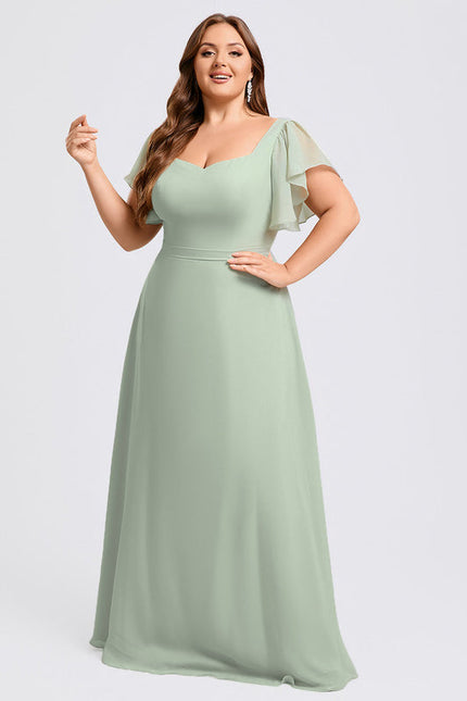 Robe Pastel Rose Demoiselle D'Honneur Élégante - gallery 6