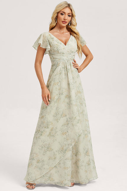 Robe Pastel Rose Demoiselle D'Honneur Élégante