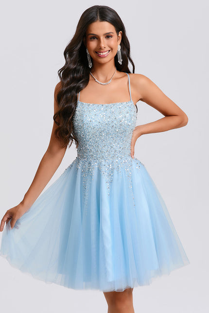 Robe Bleu Pastel Demoiselle D'Honneur