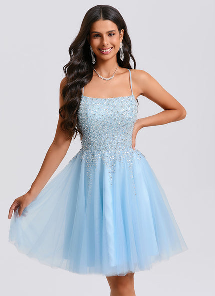 Robe Bleu Pastel Demoiselle D'Honneur